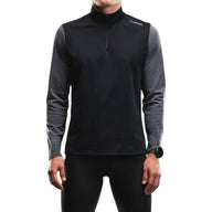 FUSION TEMPO! Shield Zip Neck Herre – Dark Grey