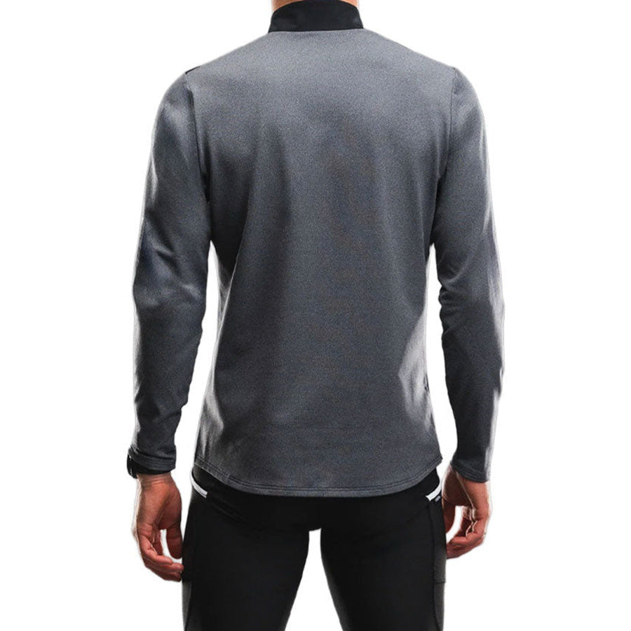 FUSION TEMPO! Shield Zip Neck Herre