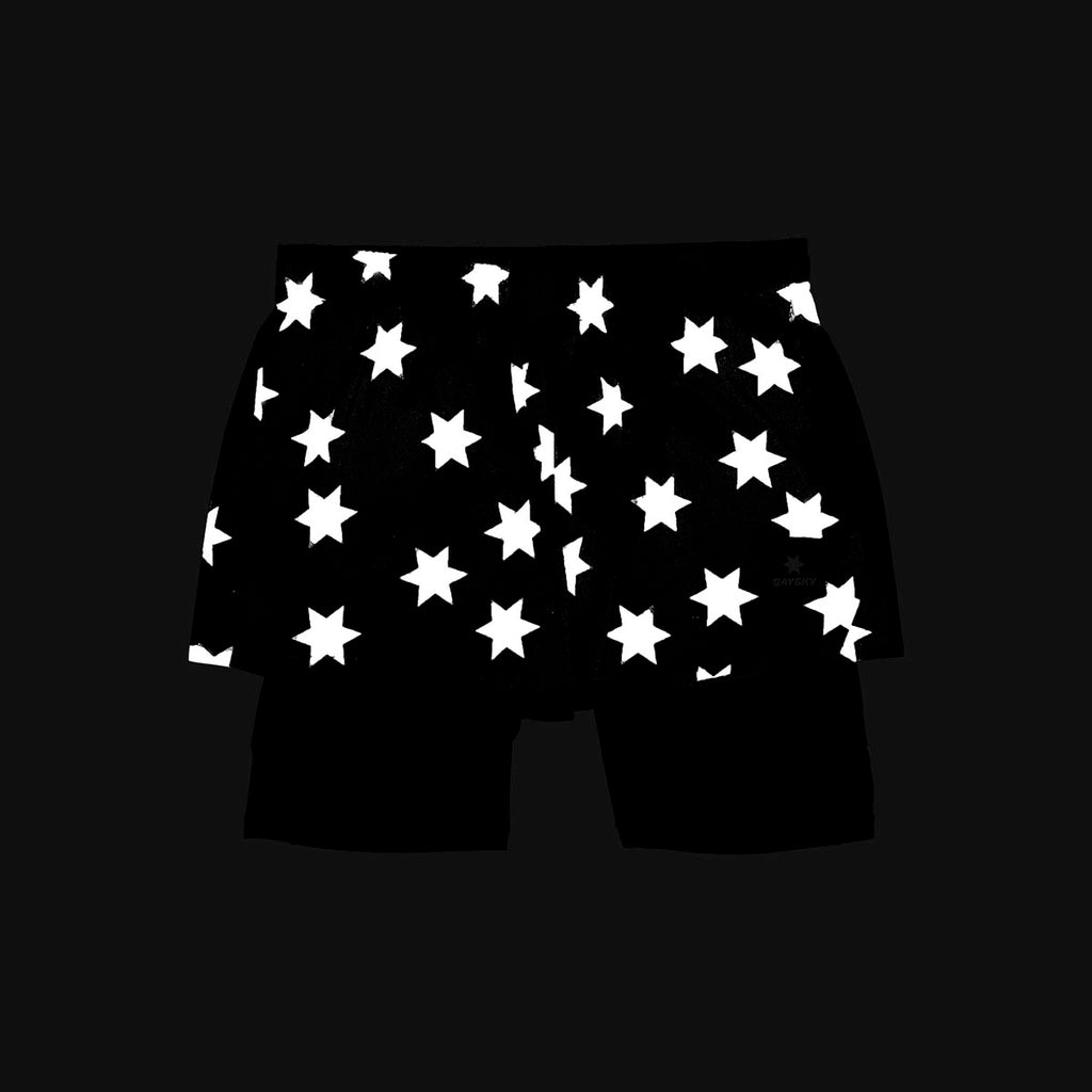 Saysky Star Reflective Pace 2 in 1 Shorts 3" Dame