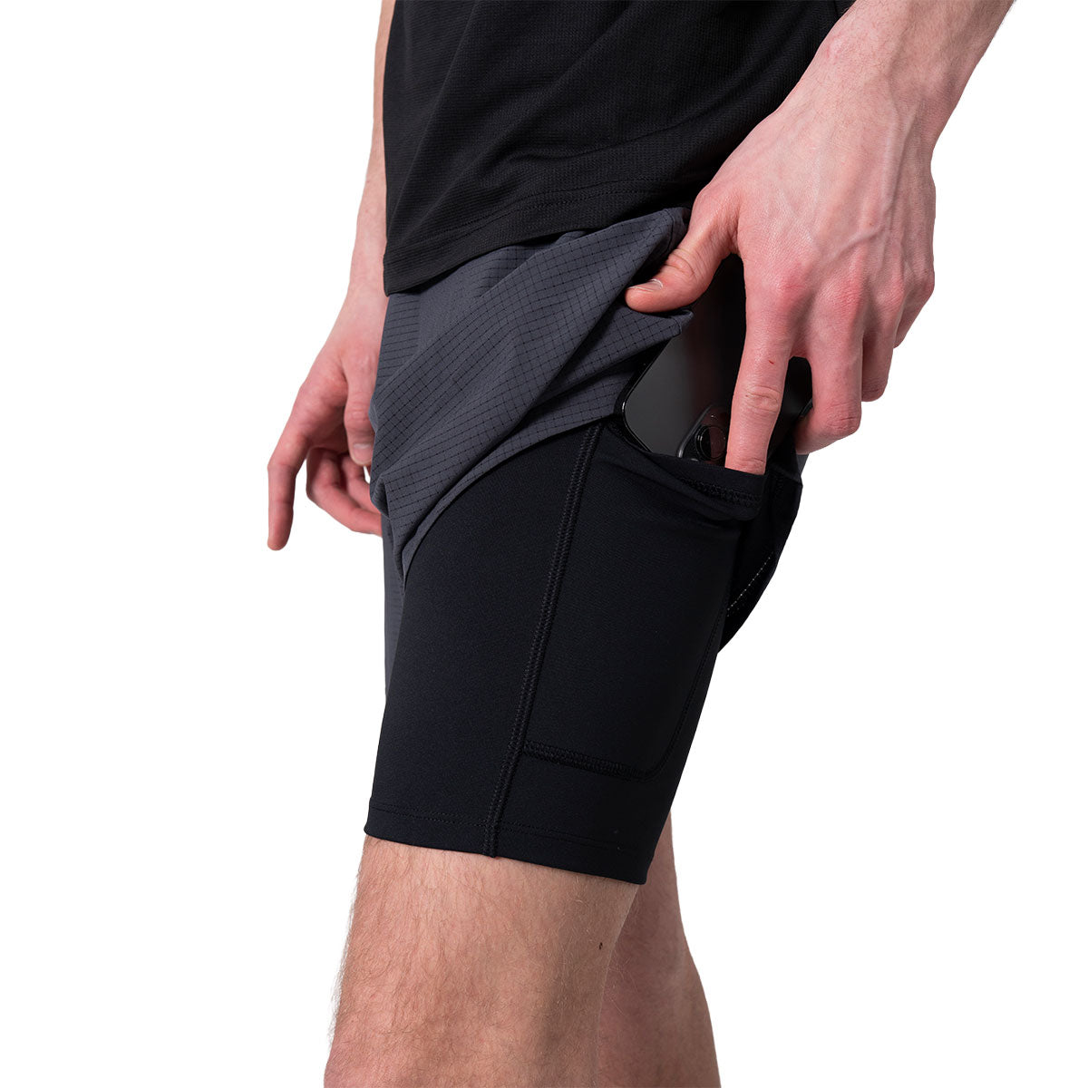 Liiteguard Glu-Tech 2IN1 shorts med lomme til telefon