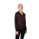 Brun Liiteguard Ground-Tech 1/4 zip trøje til damer