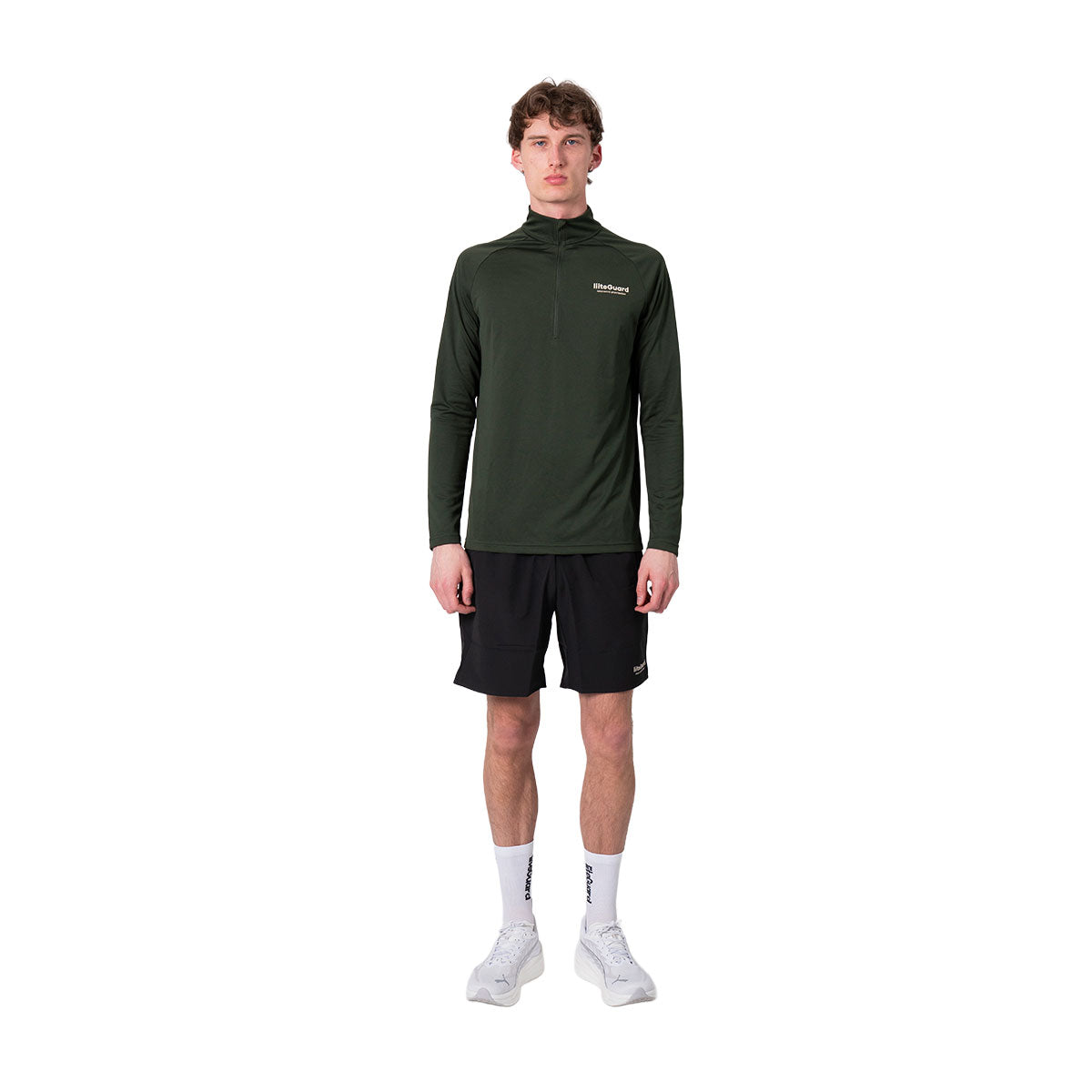 Liiteguard Ground-Tech 1/4 zip trøje til mænd i grøn