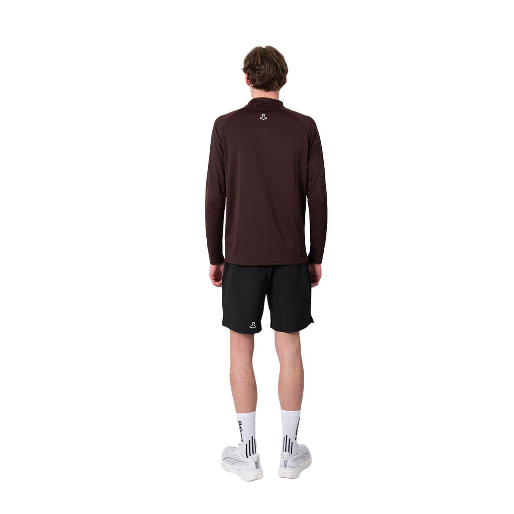 Mørkebrun Liiteguard Ground-Tech 1/4 zip trøje til mænd