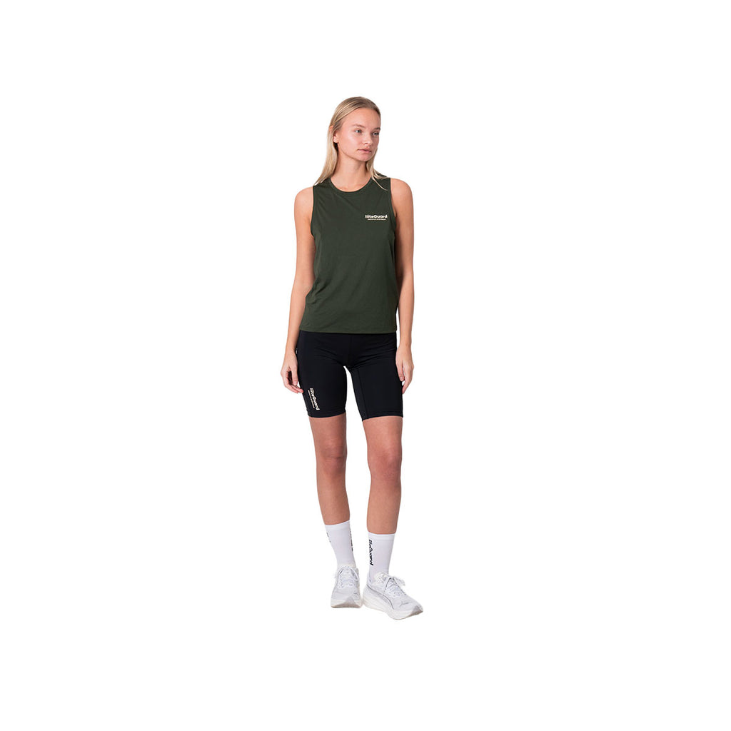 Liiteguard Ground-Tech singlet til damer i mørkegrøn farve