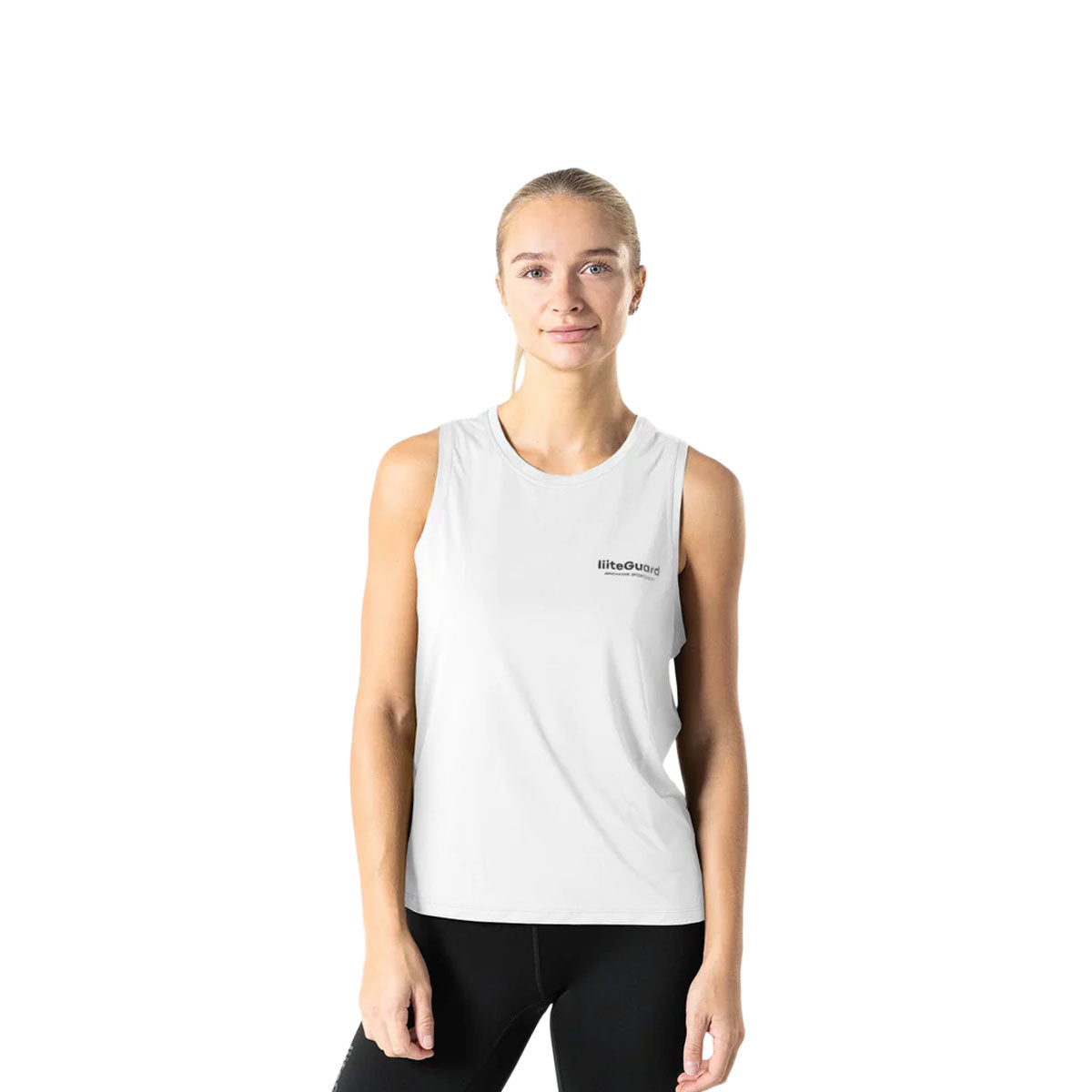 Hvid Liiteguard Ground-Tech singlet til damer