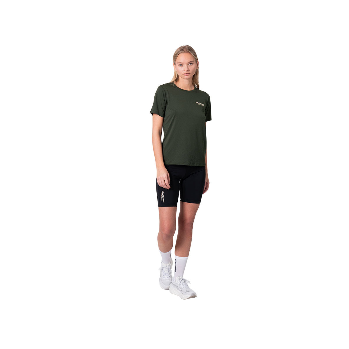 Grøn Liiteguard Ground-Tech T-shirt til damer med kortærmer