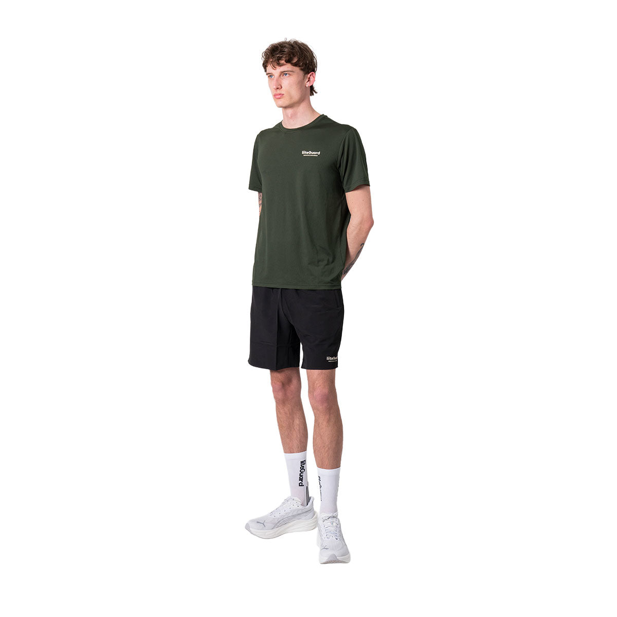 Mørkegrøn Liiteguard Ground-Tech T-shirt til mænd