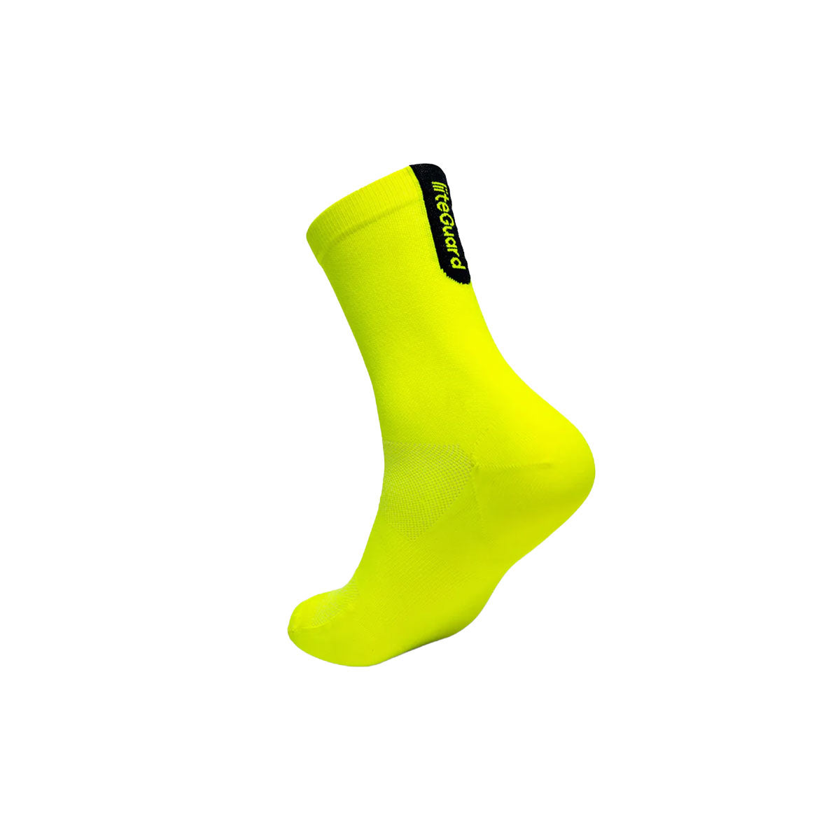 LiiteGuard Hyperlight Crew Sock i neon gul farve
