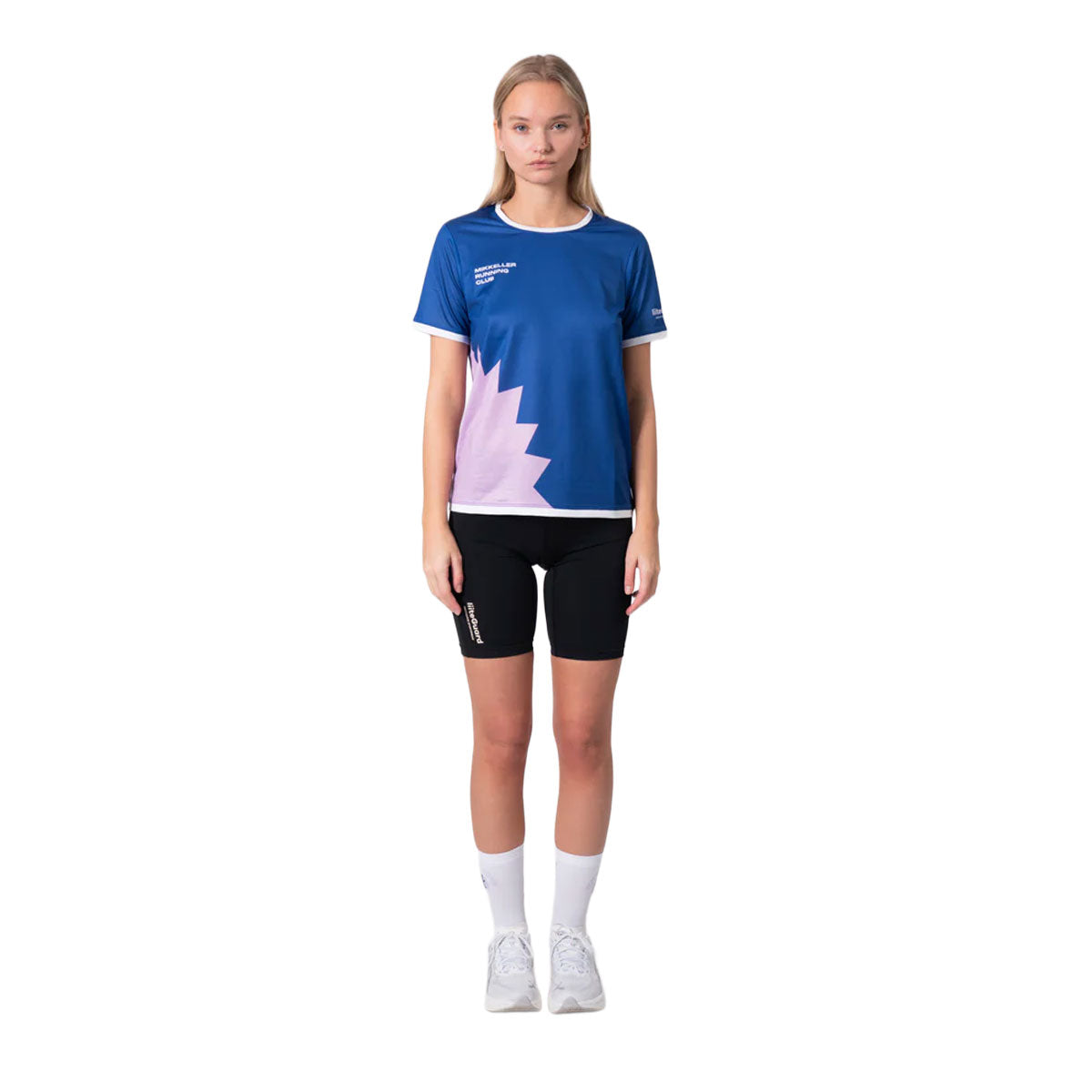 Blå Mikkeller T-shirt til damer med grafisk design