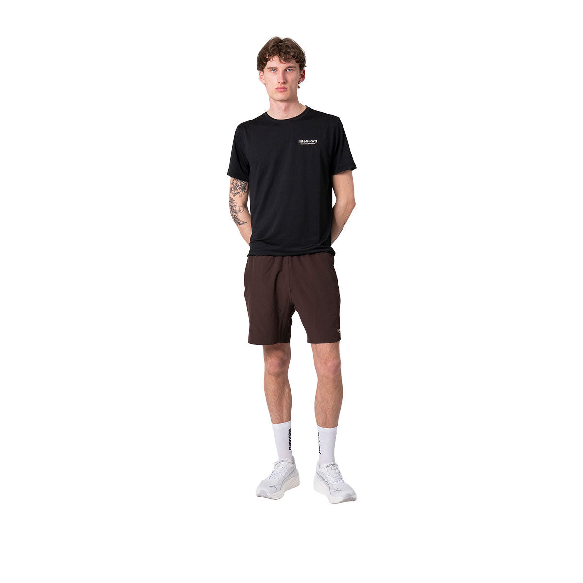 Liiteguard Re-Liite shorts til mænd i brun farve