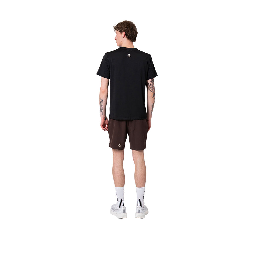 Mørkebrune Liiteguard Re-Liite shorts til mænd med logo