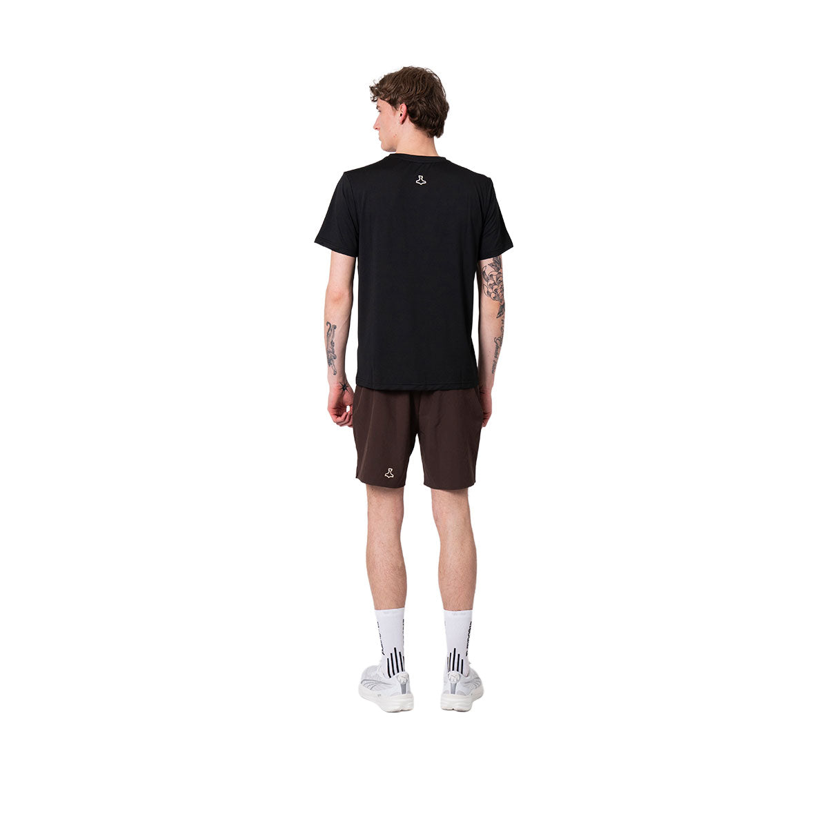 Mørkebrune Liiteguard Re-Liite shorts til mænd med logo