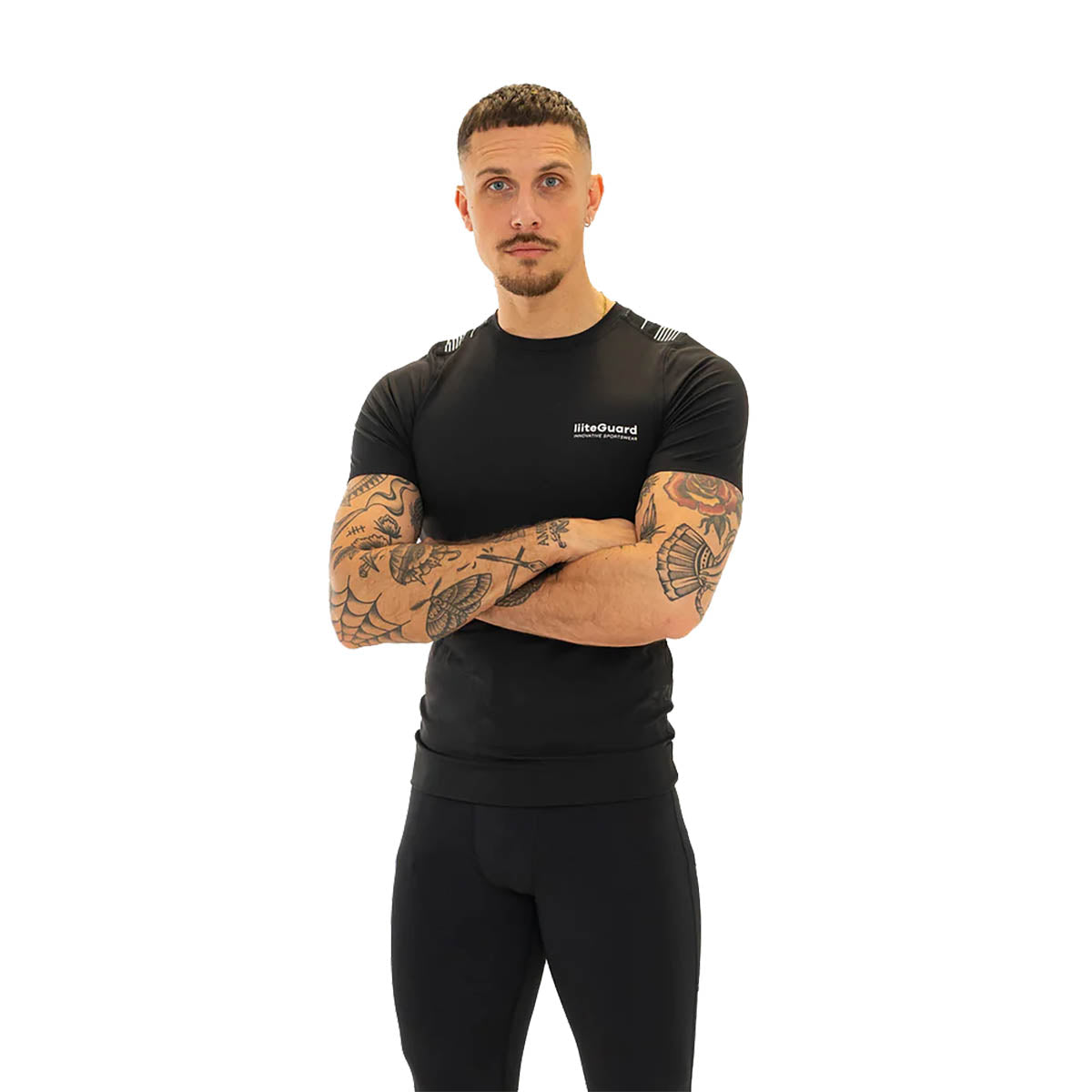Liiteguard Spine-Tech Baselayer SS Herre