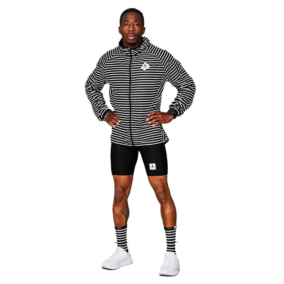 Saysky Stripe Pace Jacket – herre løbejakke – KSO.dk