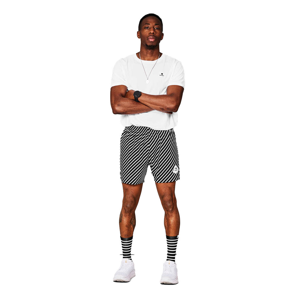 Saysky Stripe Pace Shorts 5"