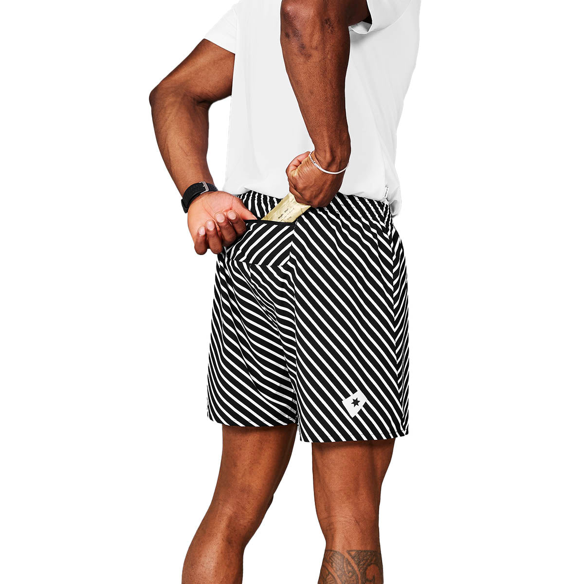 Saysky Stripe Pace Shorts 5"