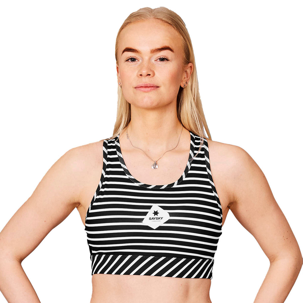 Saysky Stripe Combat Sports Bra Dame