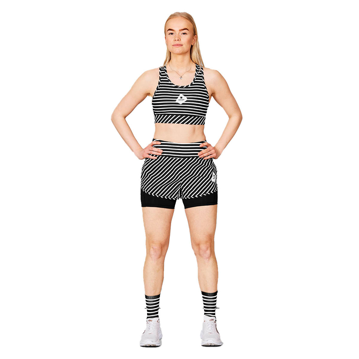 Saysky Stripe Combat Sports Bra Dame