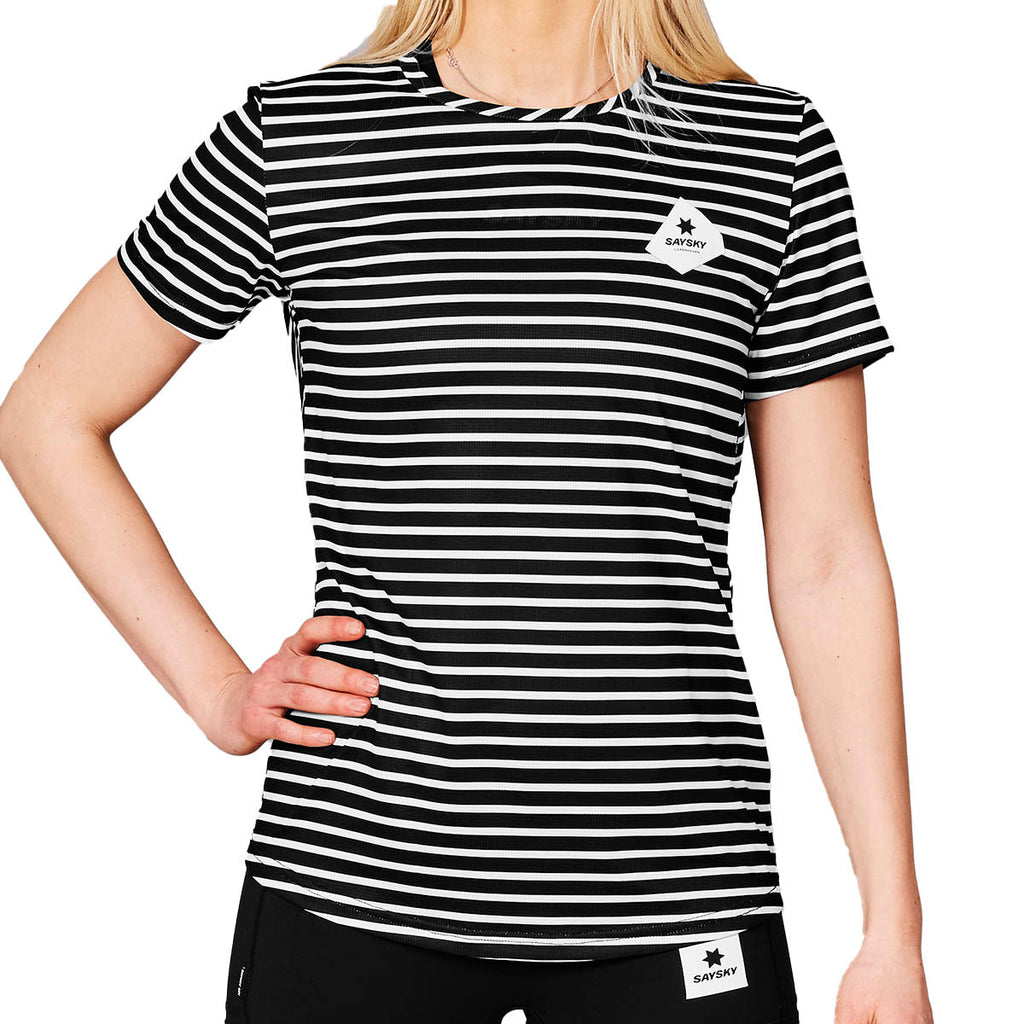 Saysky Stripe Combat T-shirt Dame