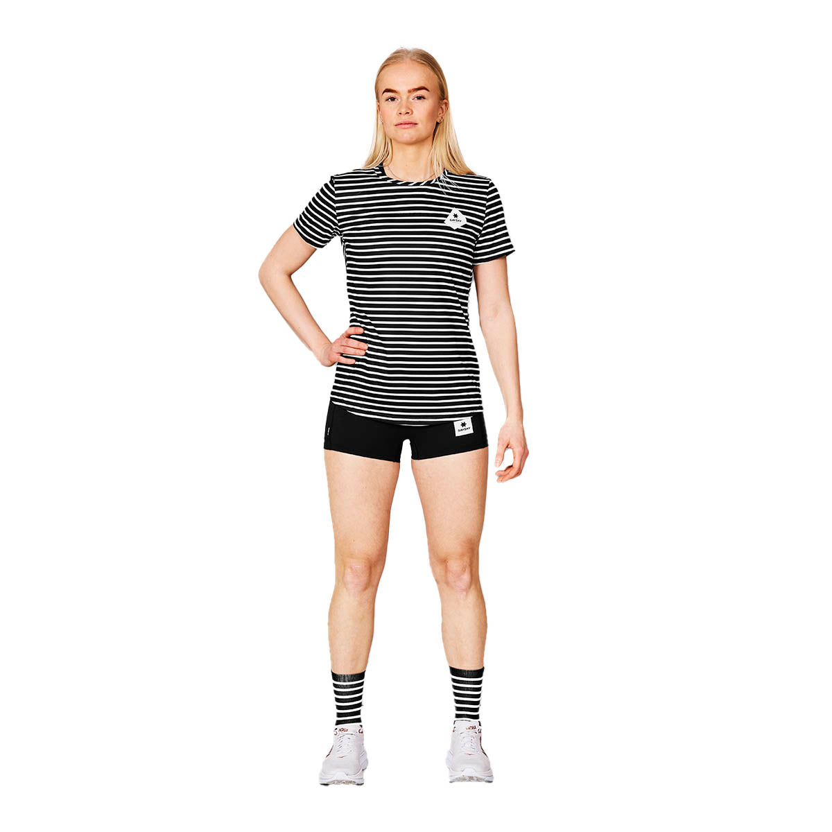 Saysky Stripe Combat T-shirt Dame