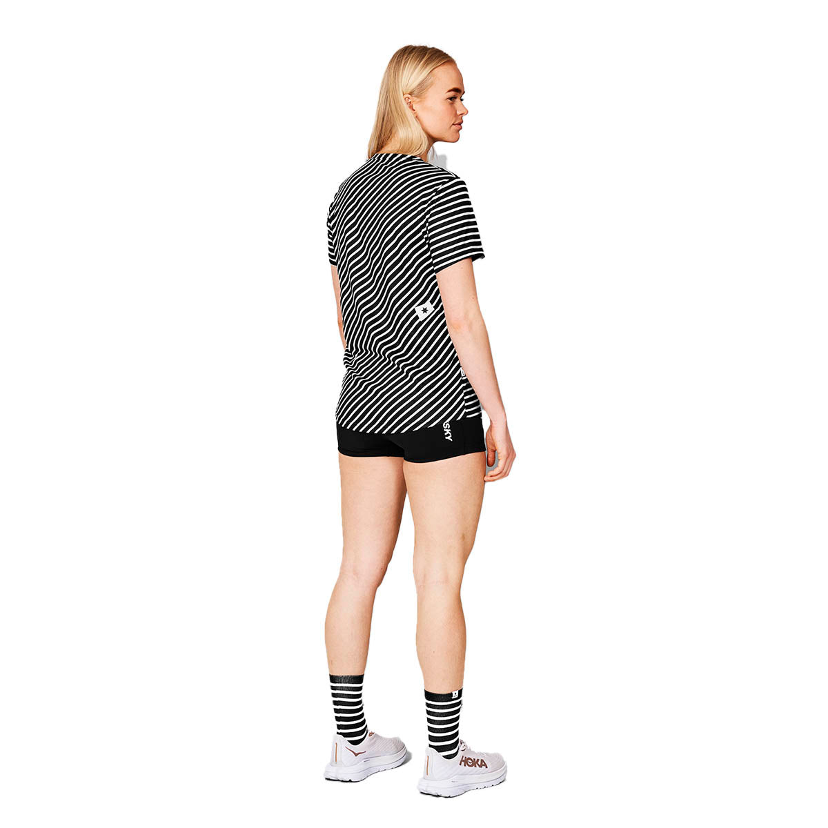 Saysky Stripe Combat T-shirt Dame