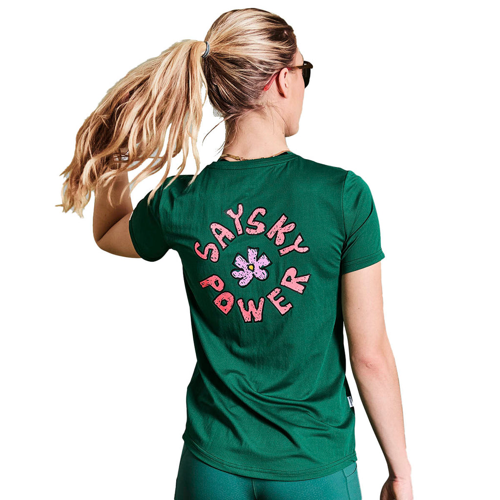 Saysky Flower Combat T-shirt Dame