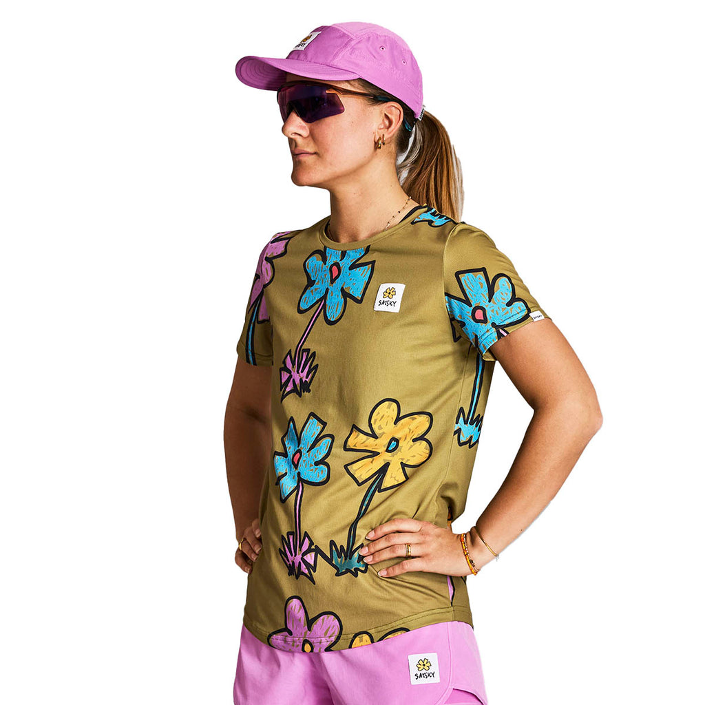 Saysky Flower Combat T-shirt Dame