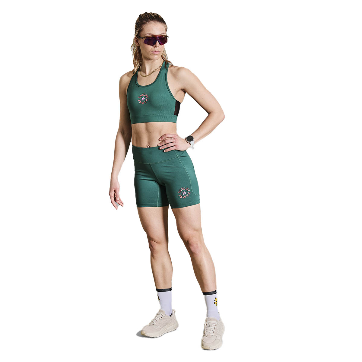Saysky Flower Combat+ Short Tights 7" Dame