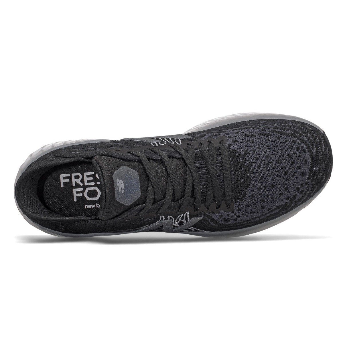 Sort New Balance 1080v10 herre løbesko set ovenfra