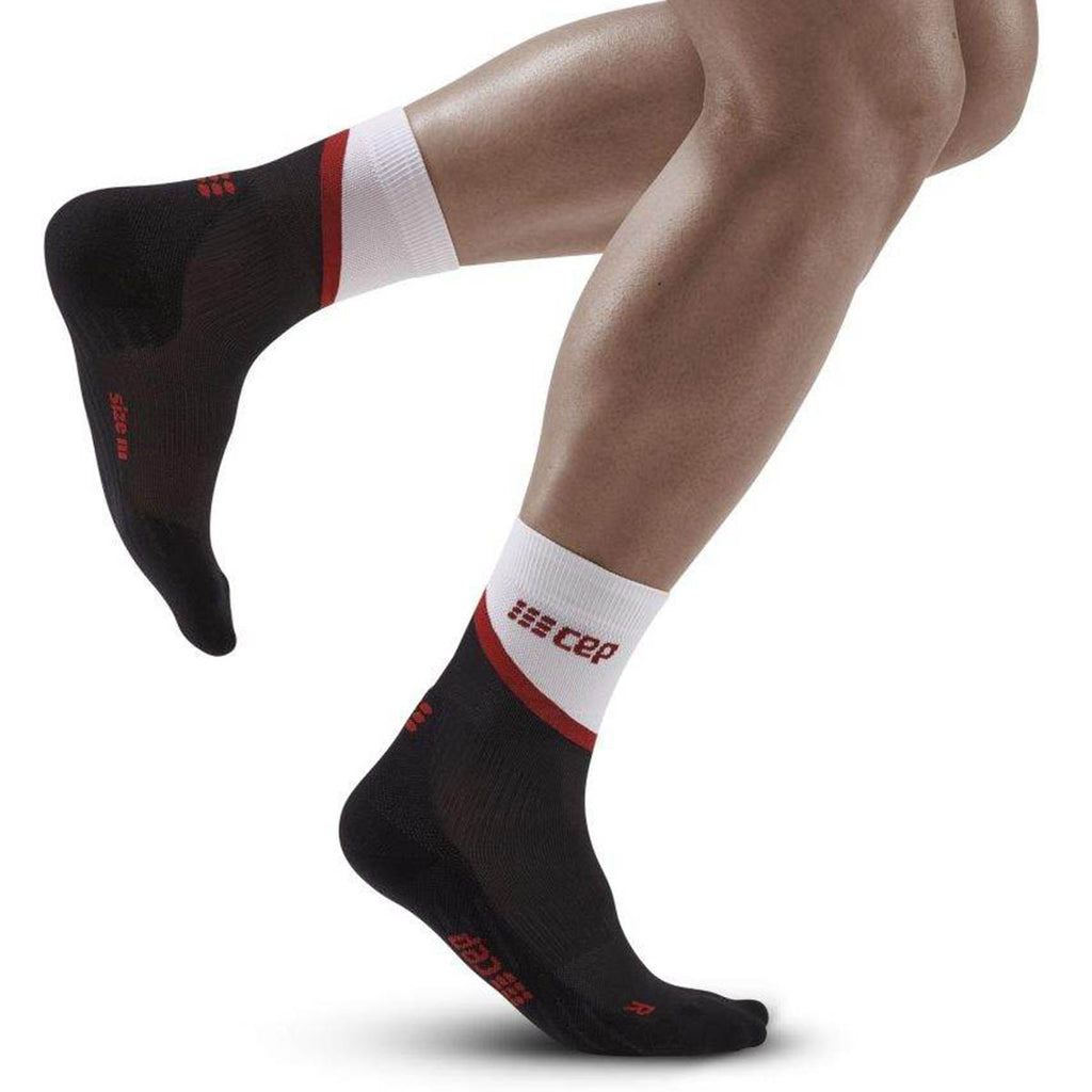 CEP Chevron Socks, Mid Cut, men