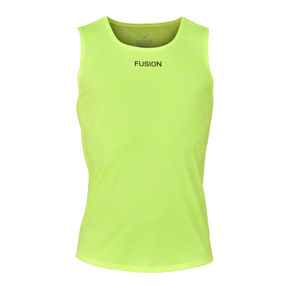 Gulmelange singlet til herrer fra Fusion C3