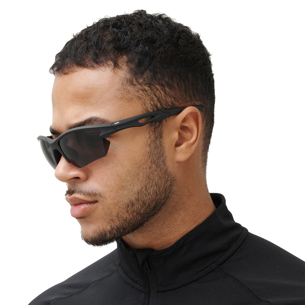 MessyWeekend Rate Grey Black Solbrille