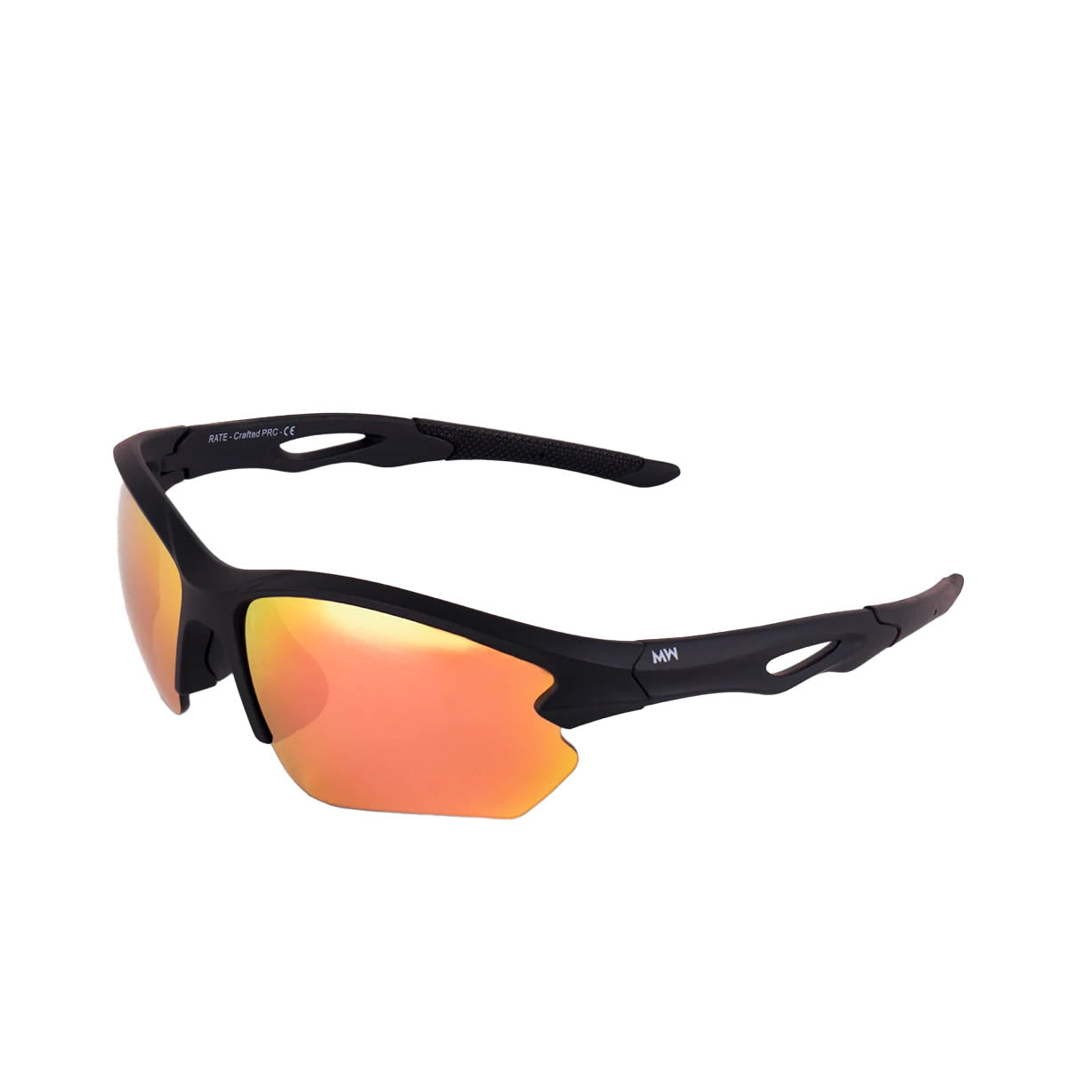 MessyWeekend Rate Sunset Polarized Black Solbrille