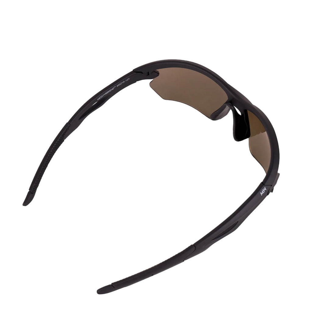 MessyWeekend Rate Sunset Polarized Black Solbrille