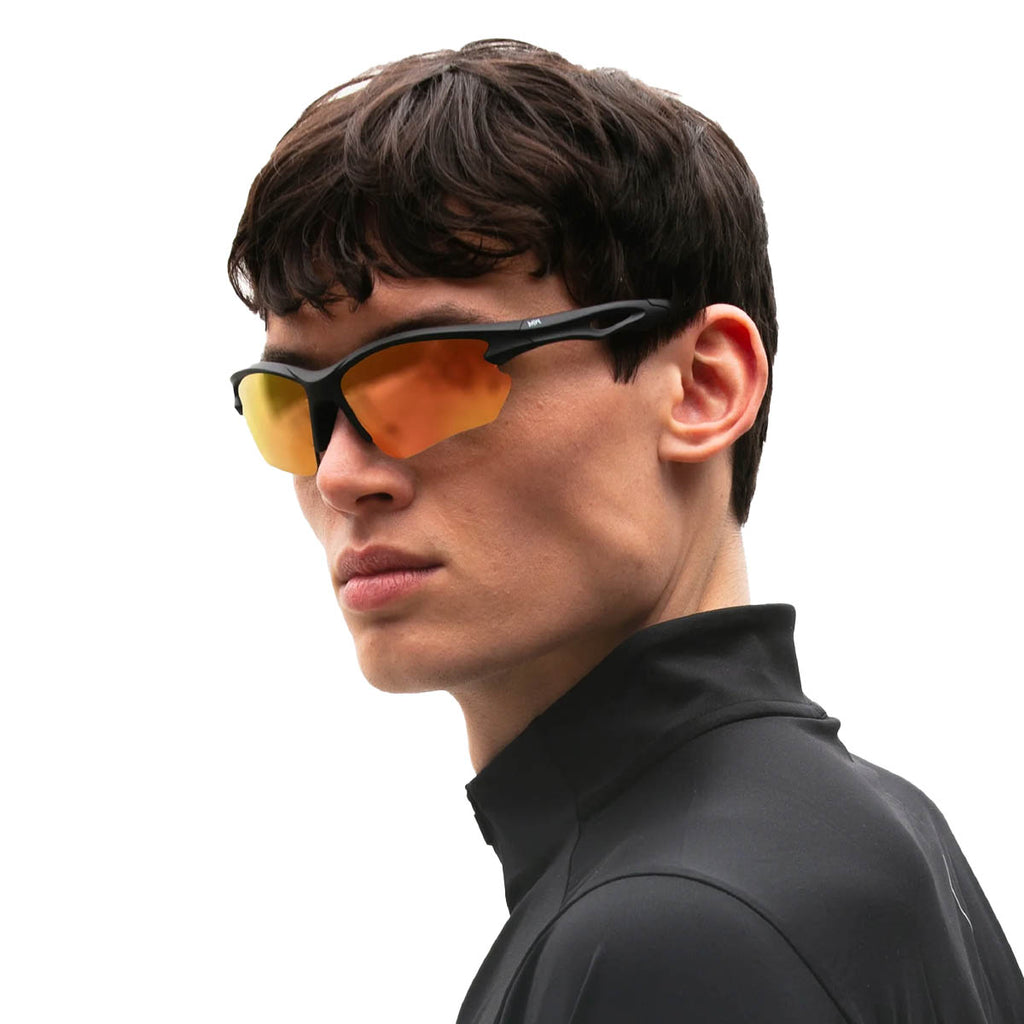 MessyWeekend Rate Sunset Polarized Black Solbrille