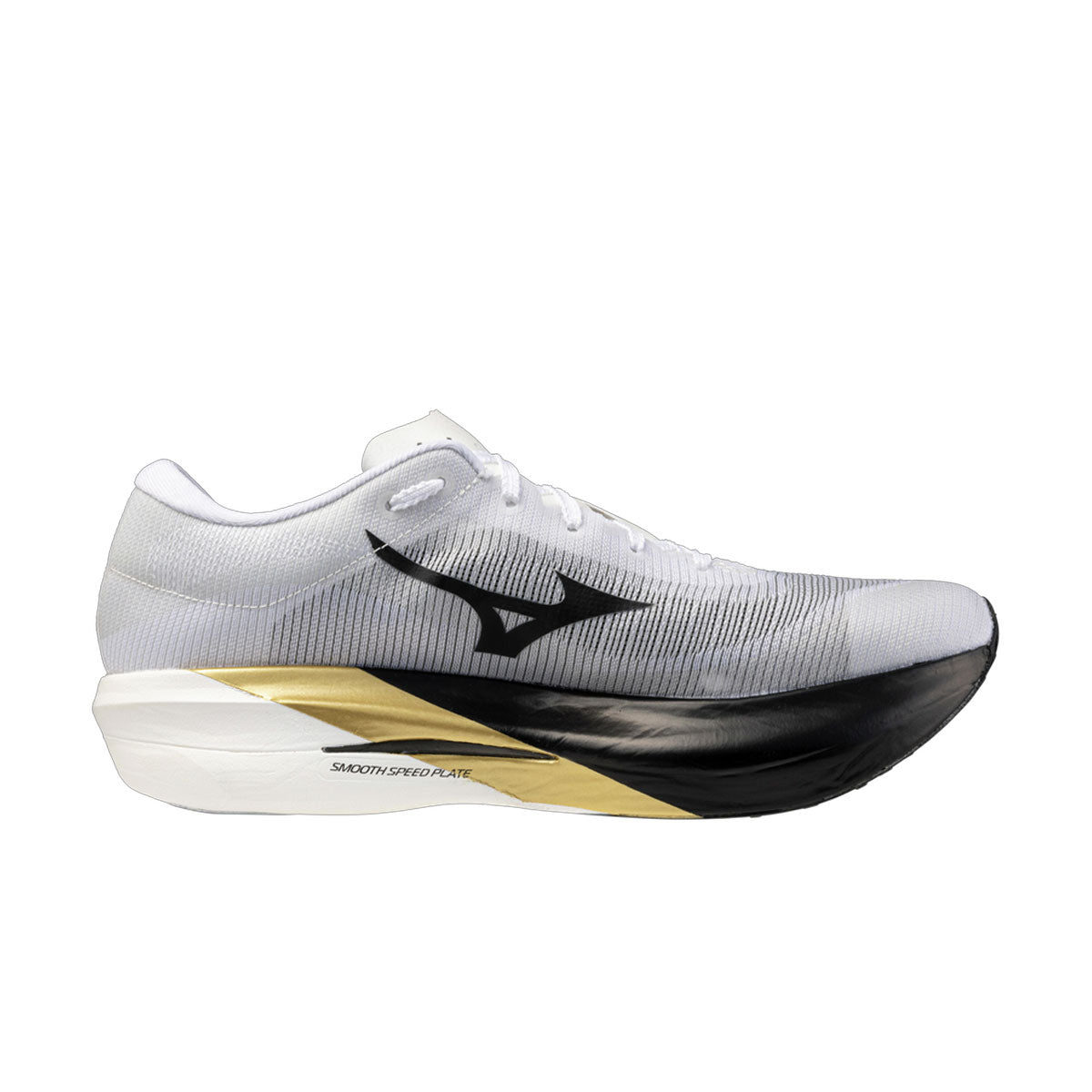 Mizuno Hyperwarp Elite løbesko i hvid og sort