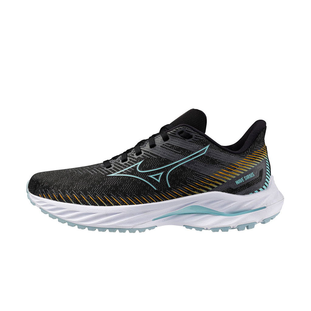 Mizuno Wave Sirius Dame løbesko i sort og blå design