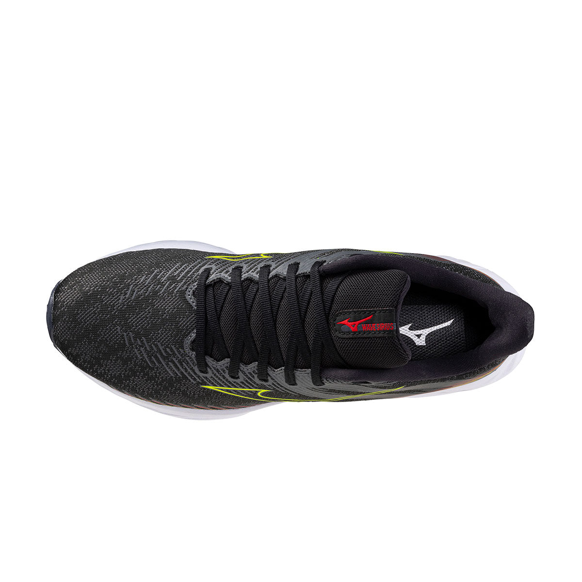 Mizuno Wave Sirius herre løbesko i sort og grå