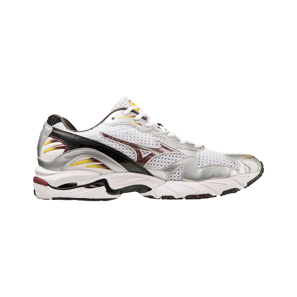 Mizuno Wave Rider 10 vandresko i grå og hvid farve