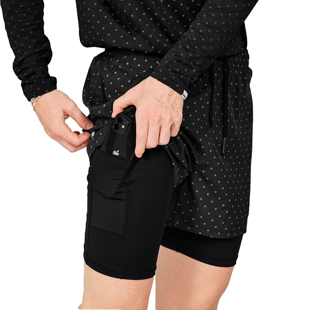 Saysky Polka 2 In 1 Pace Shorts 5"