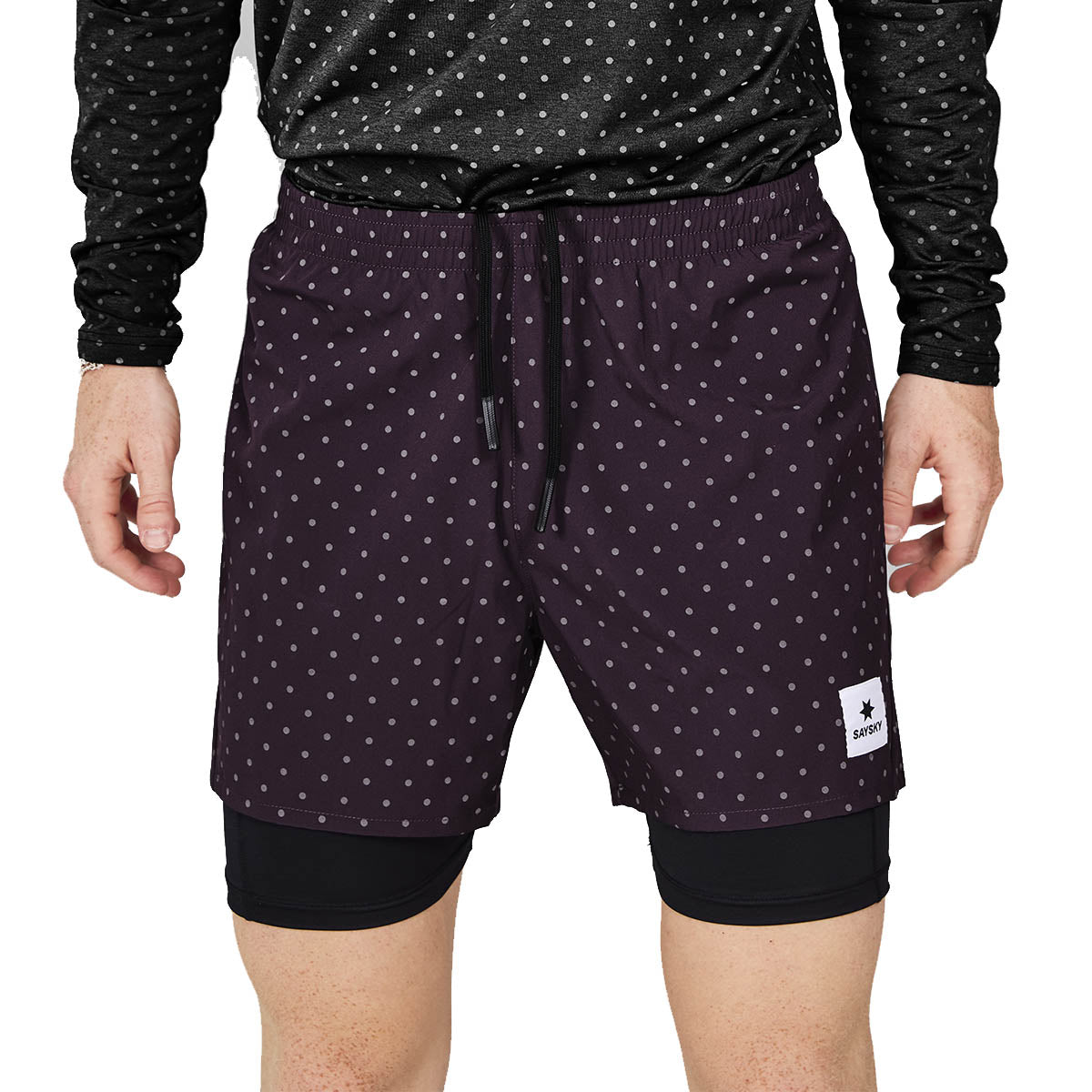 Saysky Polka 2 In 1 Pace Shorts 5"