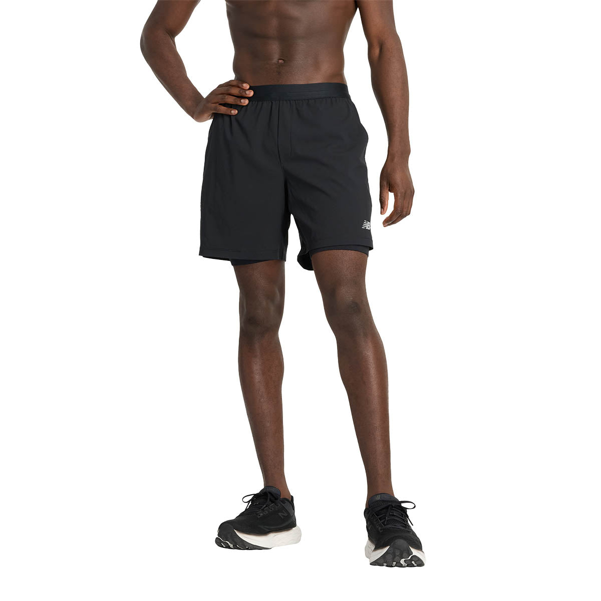 New Balance AC Lined Short 7" Herre