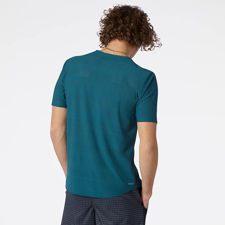 New Balance Q Speed Jacquard SS Tee Herre