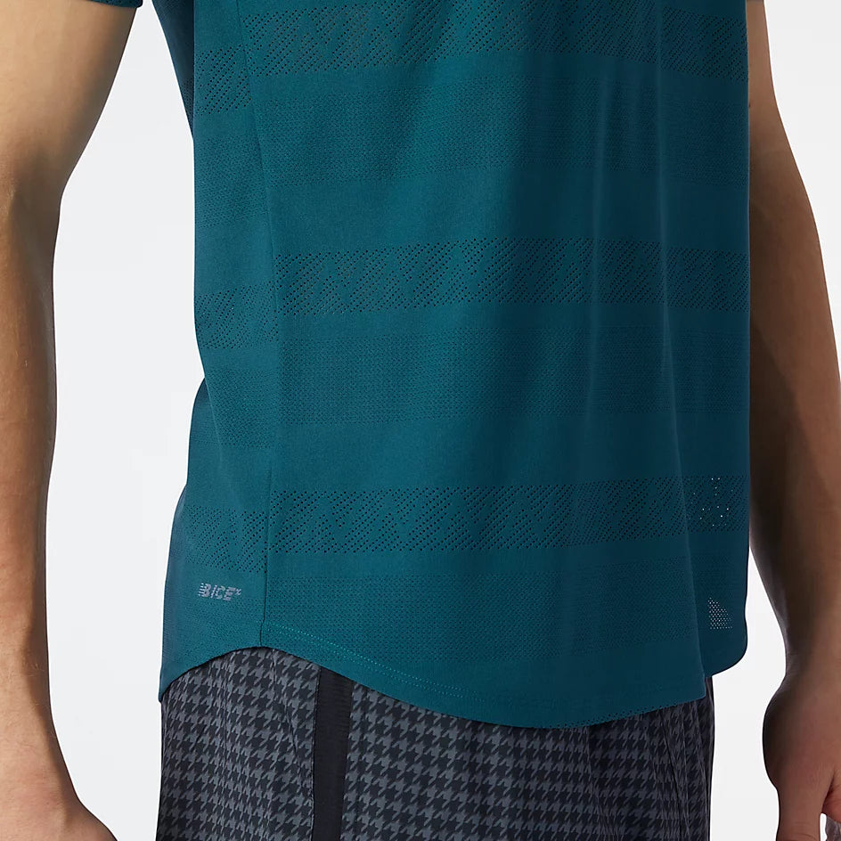 New Balance Q Speed Jacquard SS Tee Herre