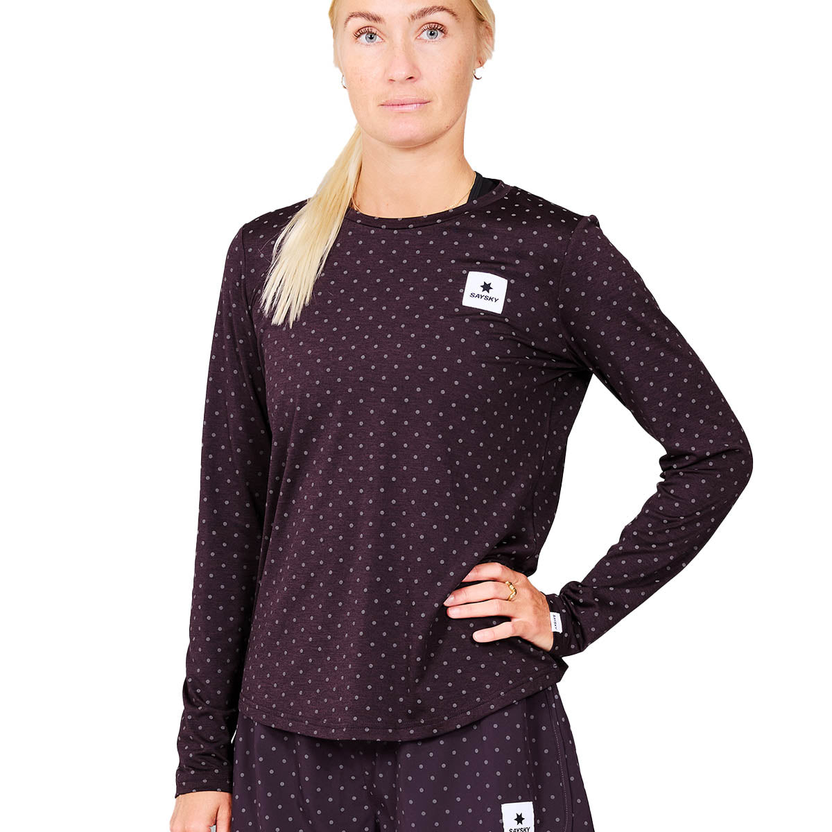 Saysky Reflective Polka Pace LS Dame