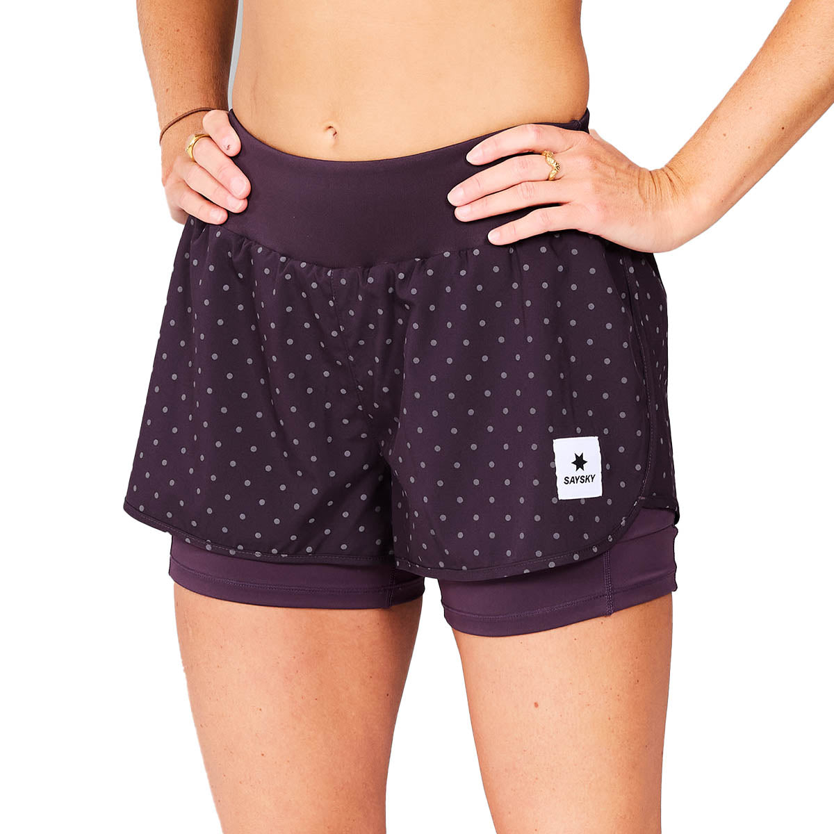 Saysky Polka 2 In 1 Pace Shorts 3" Dame