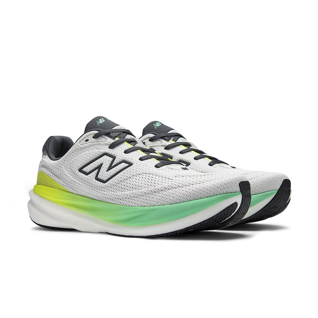 New Balance 1080 v15 herre løbesko i grå og grøn