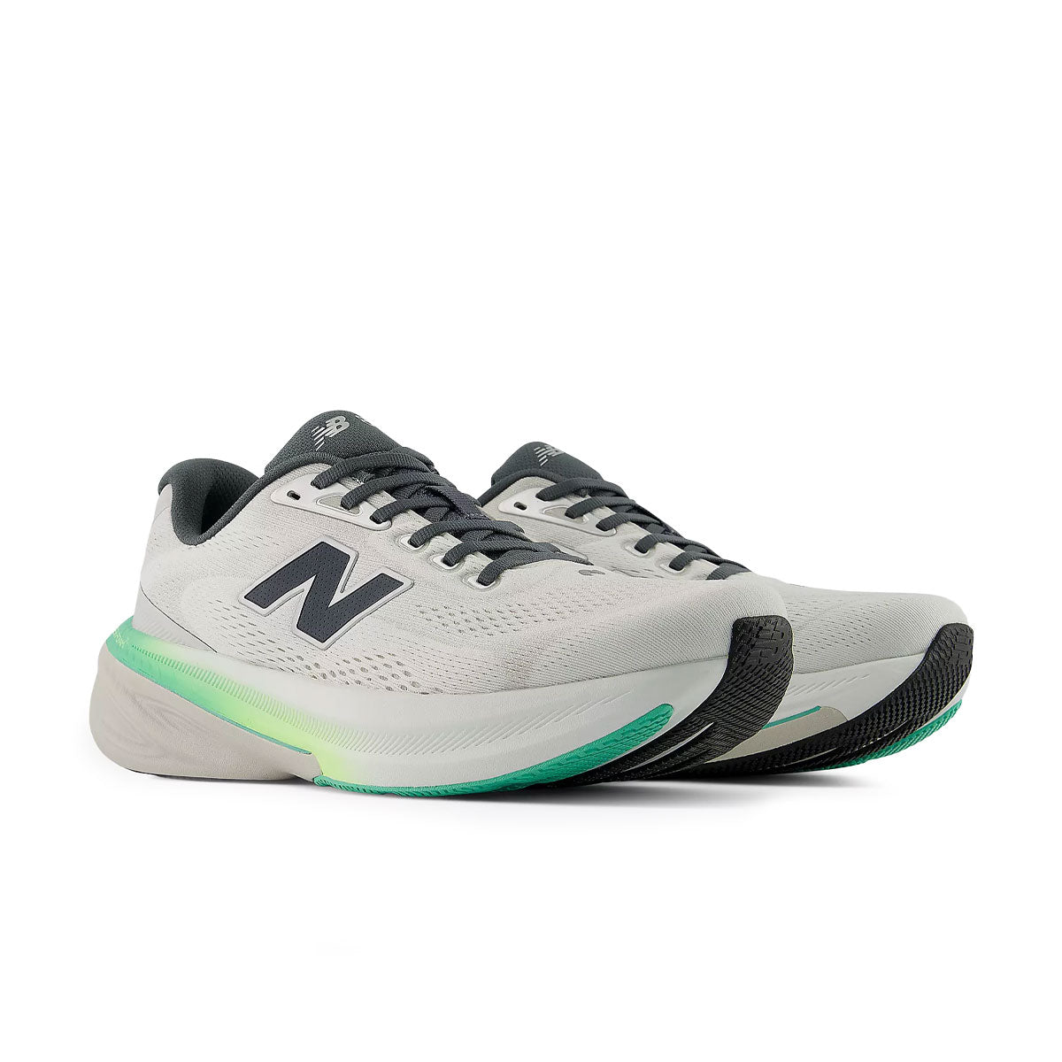 Grå New Balance 860 V15 herre løbesko med grøn detalje