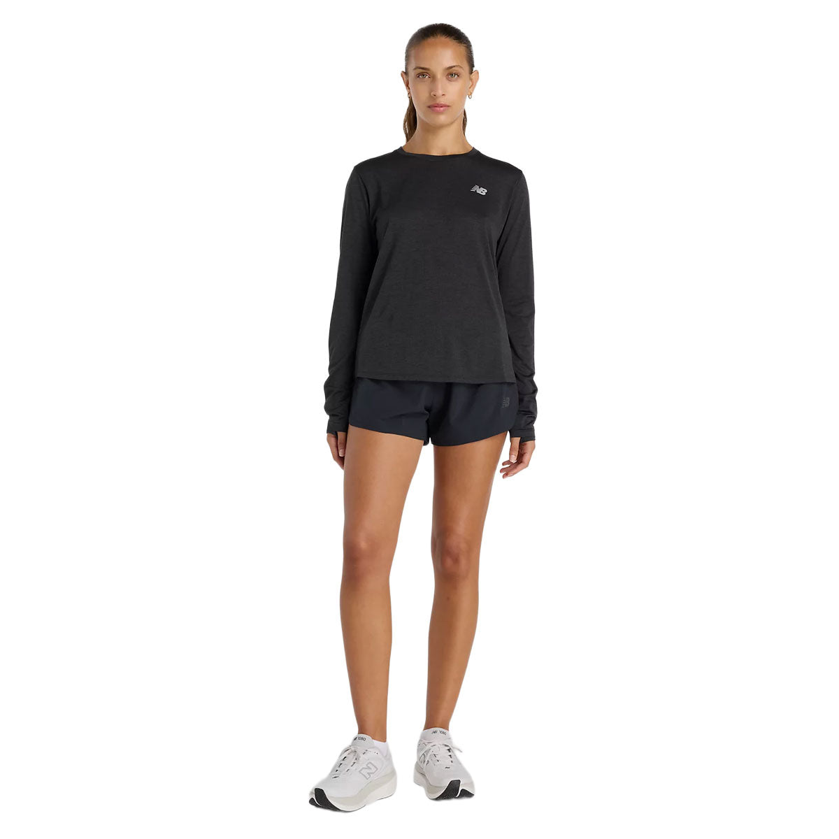 Langærmet trøje fra New Balance Athletics i sort