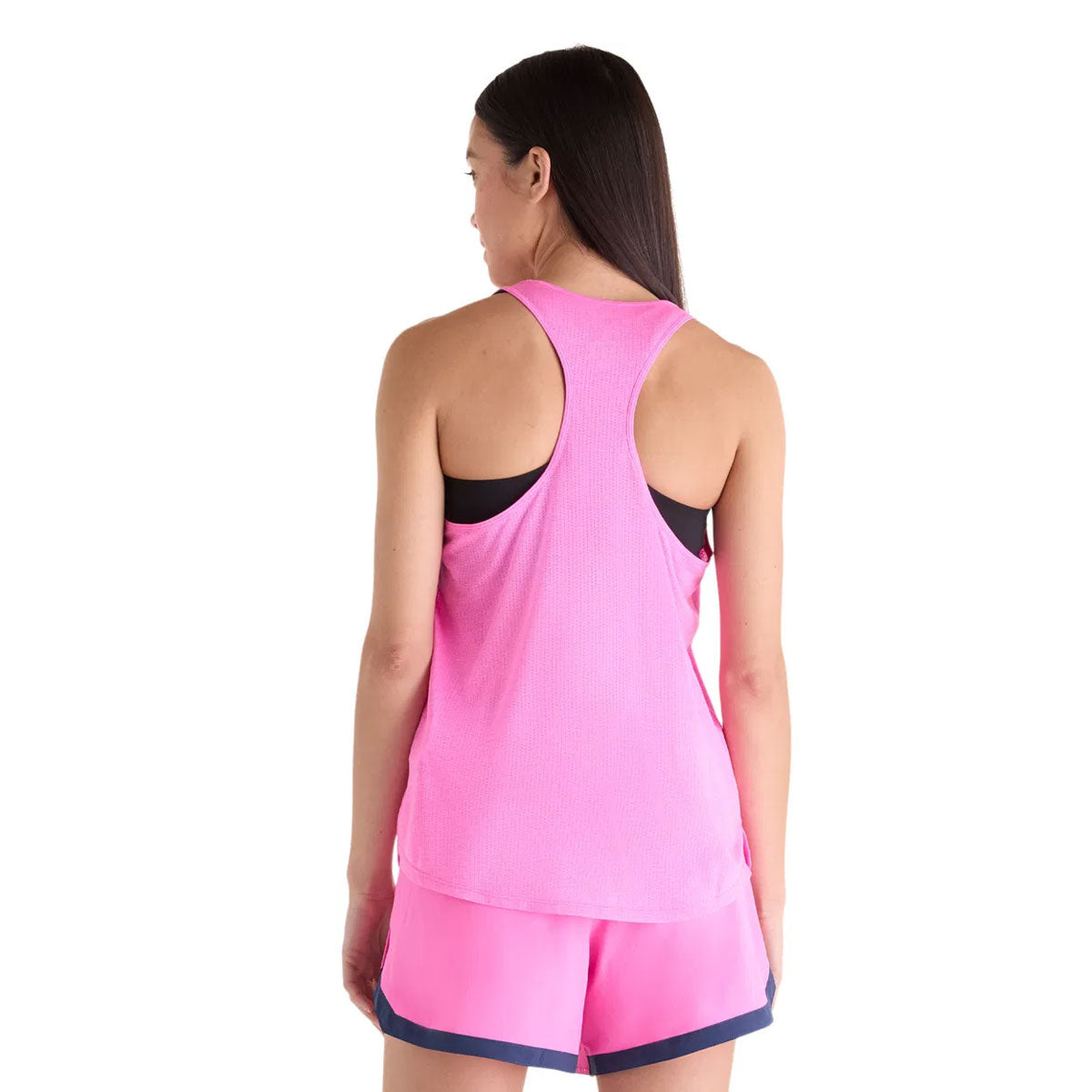 Rosa New Balance Athletics tanktop med racerback-design